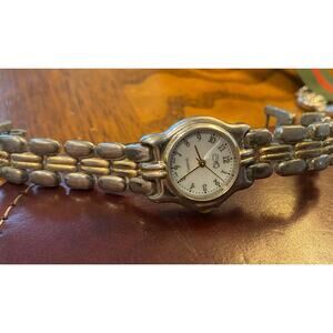 Women's 23mm Two Tone EKO Watch, Bracelet Band, MOP Face